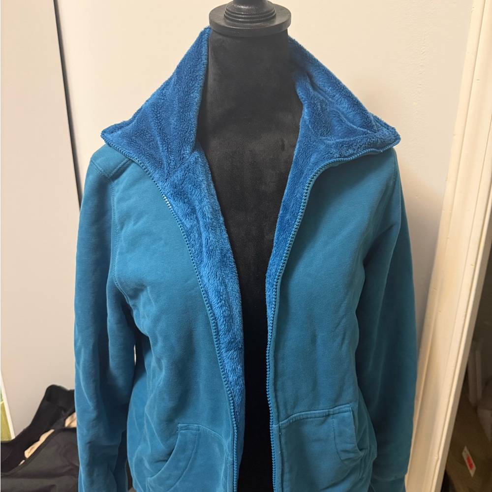 L.L. Bean Teal full zip Jacket